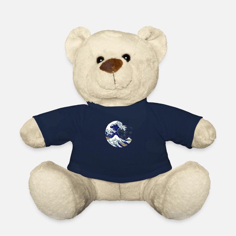 The great wave off Kanagawa Crescent Kleis - Teddy Bear - french navy