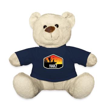 Harz Wandern Wanderurlaub Brocken Geschenk - Teddy - French Navy - Vorne