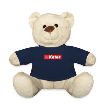 Logo Keter - Fondation Secure Contient Protect SCP - Nounours - bleu marine - Devant