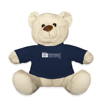 SCP 173 - Fondation Secure Contient Protect SCP - Nounours - bleu marine - Devant