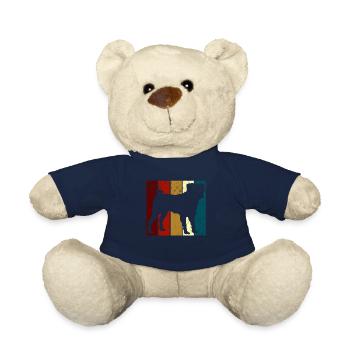 Propriétaire de chien carlin rétro carlin - Nounours - bleu marine - Devant
