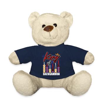 Backgammon Backgammon Jeu Backgammon King - Nounours - bleu marine - Devant