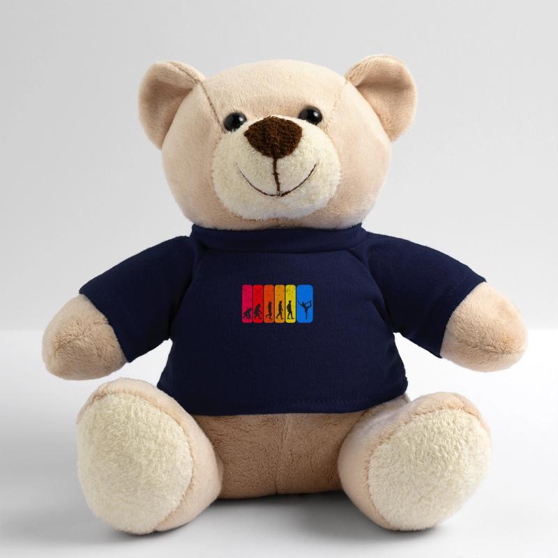Eiskunstlauf Evolution Eiskunstläufer Geschenkidee Teddy