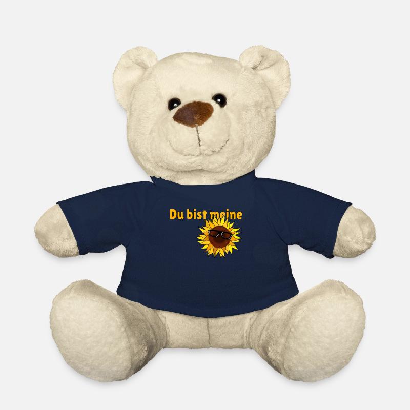 Du bist meine Sonnenblume - Teddy - French Navy