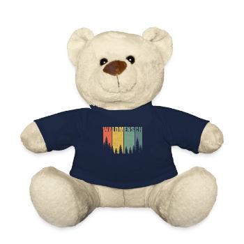 Waldmensch | Geschenkidee Förster Natur - Teddy - French Navy - Vorne