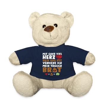 Mit ganz viel Herz Urin und Kot - Teddy - French Navy - Vorne