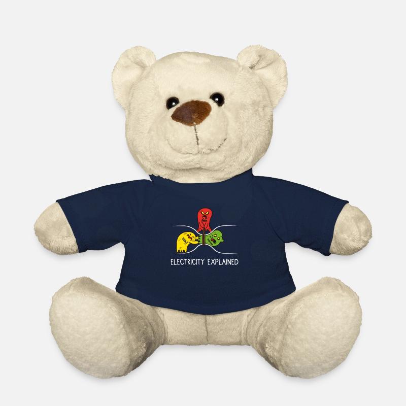 Electricity explained Physik Lehrer Elektriker Fun - Teddy - French Navy