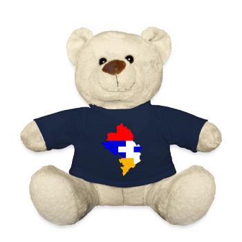 Drapeau de l'Artsakh Fort Haut-Karabakh Arménie Nati - Nounours - bleu marine - Devant