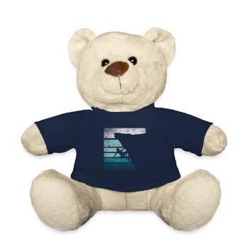 Klettern Retro Silhouette - Teddy - French Navy - Vorne