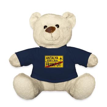 Travel outfit Antalya Turkey flight Frankfurt - Teddy Bear - french navy - Front