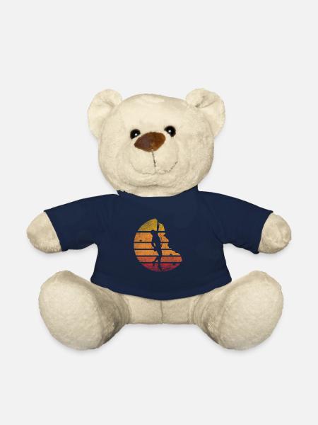 Klettern Retro Silhouette - Teddy - French Navy