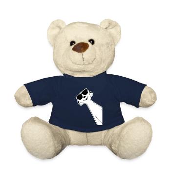 Meerkat funny with sunglasses - Teddy Bear - french navy - Front
