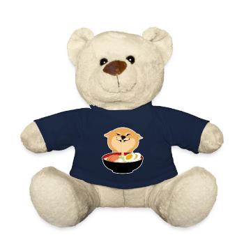 Ramen Verrückt Shiba Hund Japanische Nudeln Ramen - Teddy - French Navy - Vorne