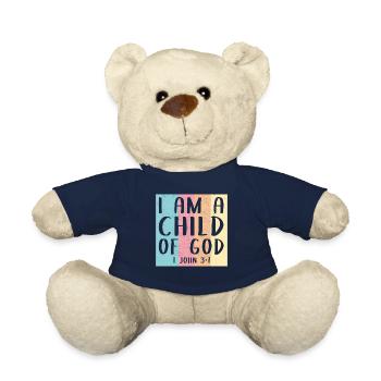 Christen christliche Bibel Gott Geschenk Gläubig - Teddy - French Navy - Vorne