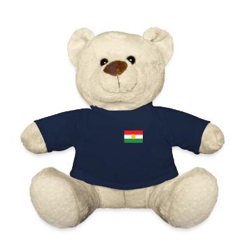Drapeau du Kurdistan Bannière Soleil Kurdes Kurdes Kurdes - Nounours - bleu marine - Devant