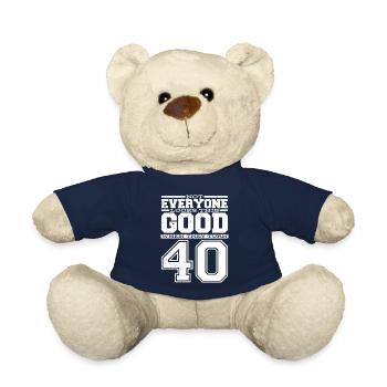 40e anniversaire homme 40e anniversaire - Nounours - bleu marine - Devant