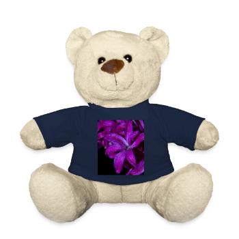 Lila Hyazinthe Blume - Teddy - French Navy - Vorne