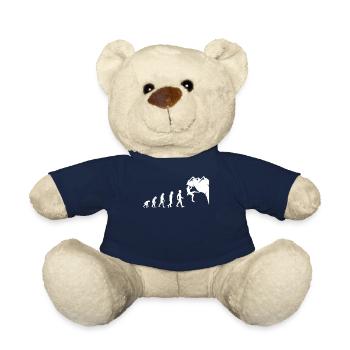 Escalade pour grimpeur Funny Evolution - Nounours - bleu marine - Devant