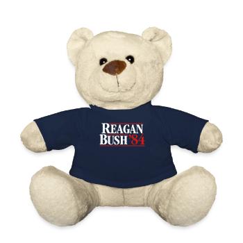 Ronald Wilson Reagan, homme politique américain, président - Nounours - bleu marine - Devant