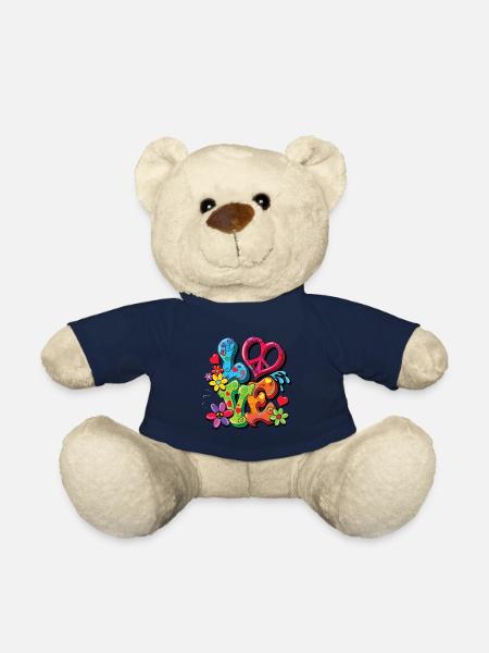 Costume de hippie - Nounours - bleu marine