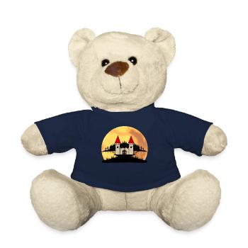 Mittelalter Burg Festung Natur Fantasy - Teddy - French Navy - Vorne