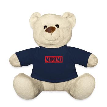 Princess Mimimi Humor Statement Queen Gift - Teddy Bear - french navy - Front