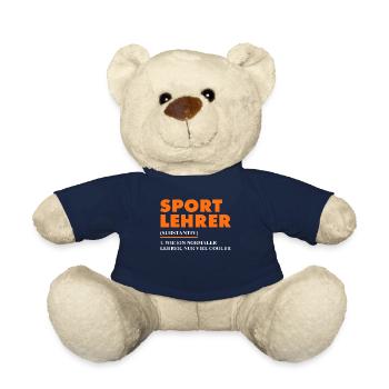 Sportlehrer Spruch - Teddy - French Navy - Vorne