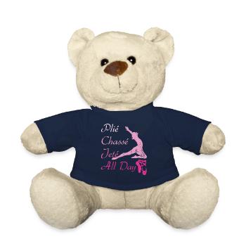Plie Chasse Jete All Day Tanzen Kniebeugen Ballett - Teddy - French Navy - Vorne