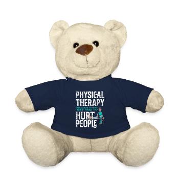 Physiotherapist Job Work - Teddy Bear - french navy - Front