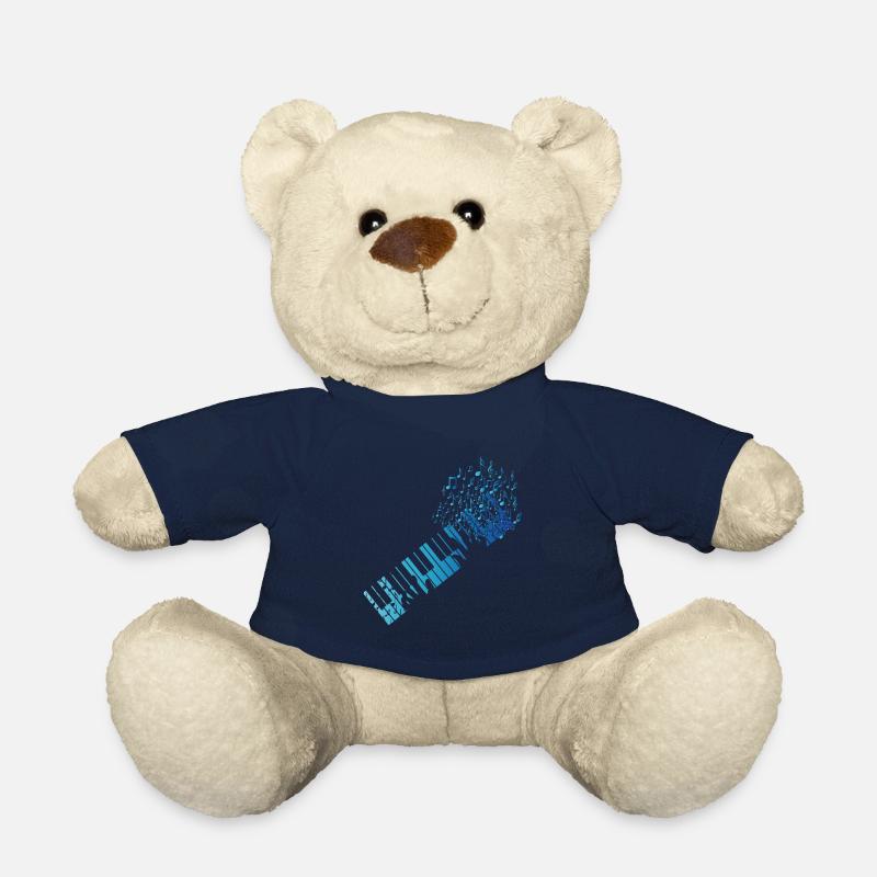 Synthesizer Keyboard - Teddy Bear - french navy