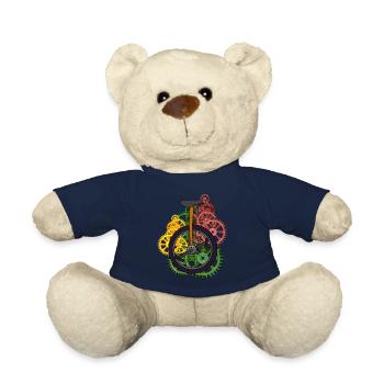 Machine Unicycle Technology Wheels Wheel Bicycle - Teddy Bear - french navy - Front