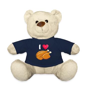 HUHN HÄNCHEN I LOVE - Teddy Bear - french navy - Front
