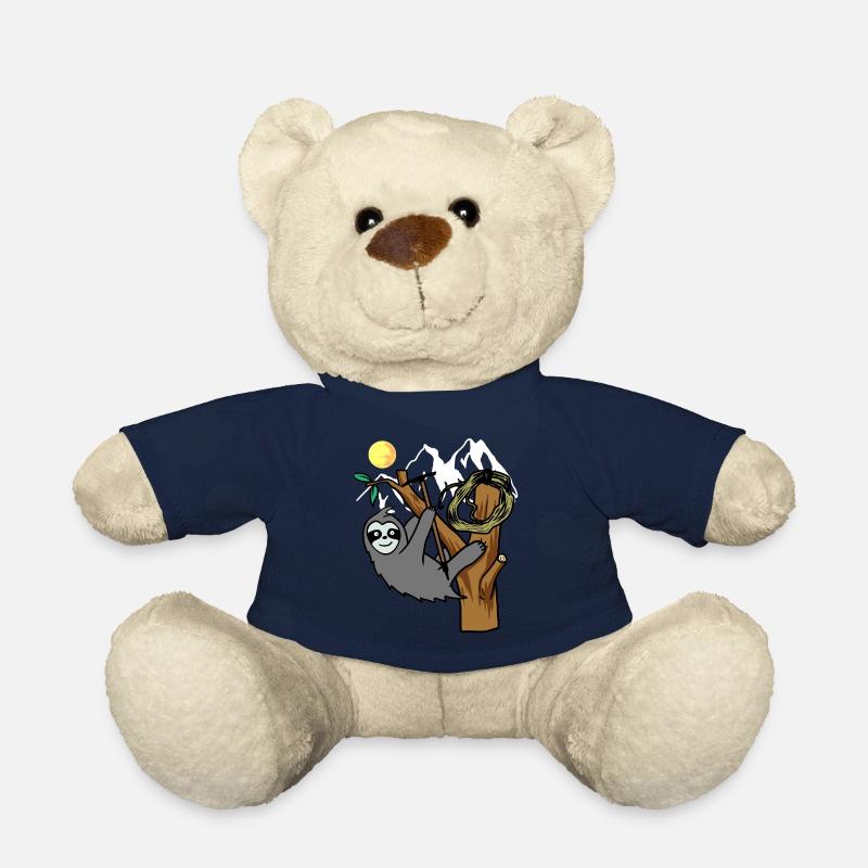 Faultier Wildnis Wildtier sportlich klettern - Teddy - French Navy