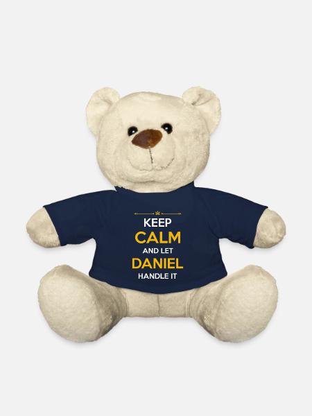 Daniel Name Gift - Teddy Bear - french navy