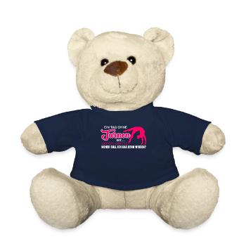 Turnen Handstand Spruch - Teddy - French Navy - Vorne