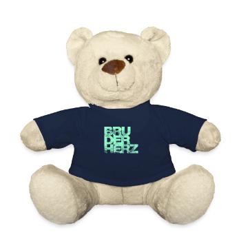 Bruderherz Bester Bruder der Welt Geschenkidee - Teddy - French Navy - Vorne