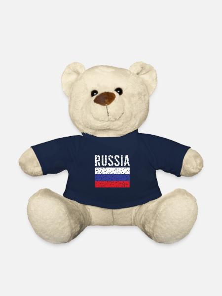 Russland Flagge Vintage - Teddy - French Navy