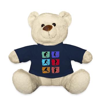 Stunt Scooter Skater Stunt Tretroller Stunt Roller - Teddy - French Navy - Vorne