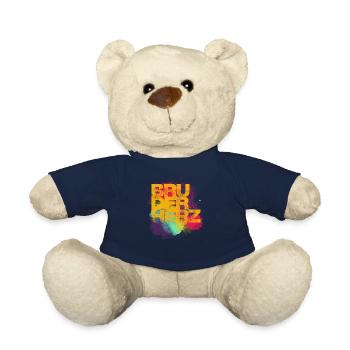 Bruderherz Bester Bruder der Welt Geschenkidee - Teddy - French Navy - Vorne
