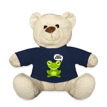 Frosch Spruch - Just Nope! - Teddy - French Navy - Vorne