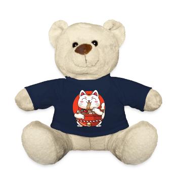 Ramen Maneki Neko Katze - Teddy - French Navy - Vorne