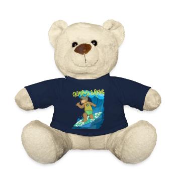Summer feeling Californian shaka bear surfs the - Teddy - French Navy - Vorne