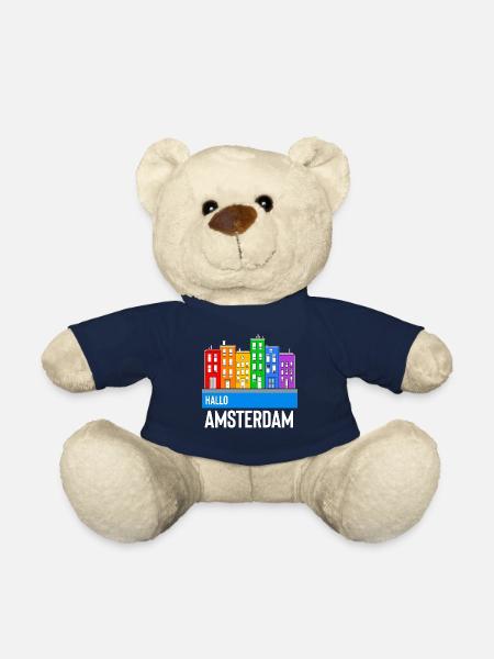 Amsterdam - Nounours - bleu marine