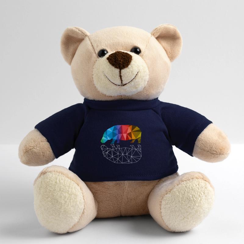 Nilperd Geschenk Hippo Bunt Kunstwerk Geometrie Teddy
