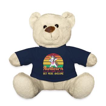 Aunticorn - Wie normale Tante bloß Toller - Teddy - French Navy - Vorne