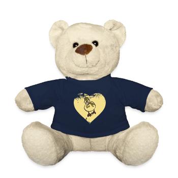Duck Duck Quak - Teddy Bear - french navy - Front