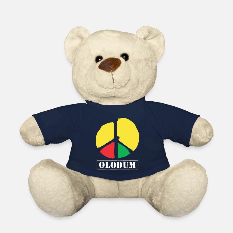 Olodum Signe de paix Carnaval brésilien - Nounours - bleu marine