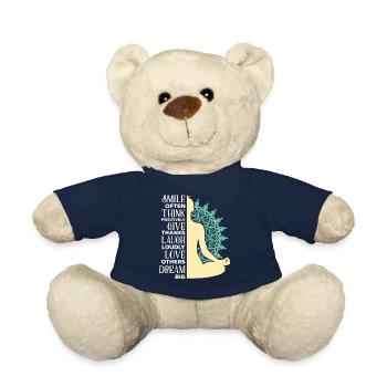 Yoga Buddhist Meditation Zen Buddhism - Teddy Bear - french navy - Front