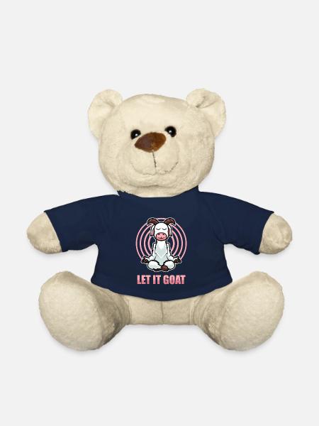 Chèvre pour un amateur de yoga - Nounours - bleu marine