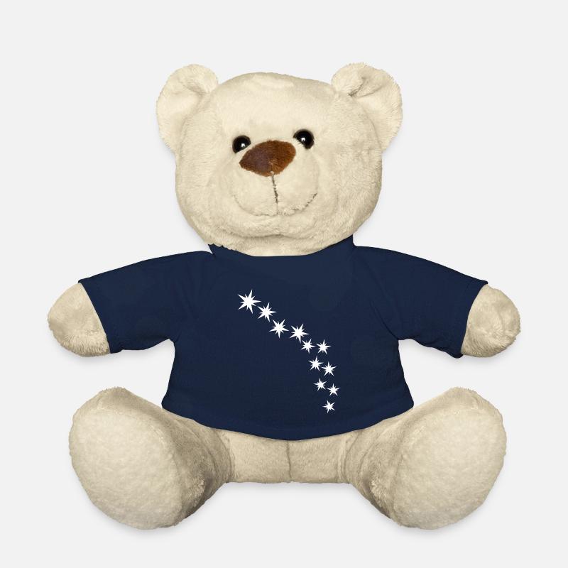 Étoiles - Nounours - bleu marine